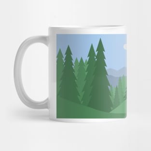 Summer in the mountains Mug